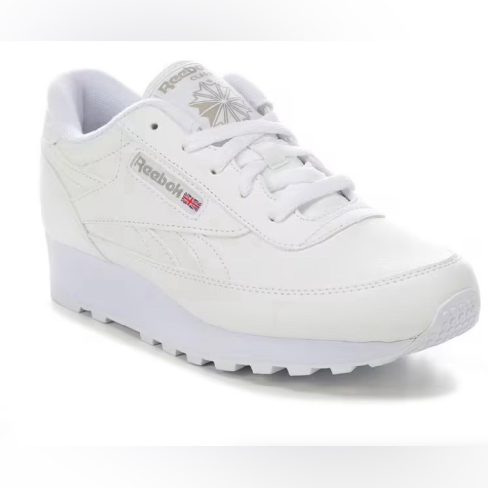 WOMEN'S REEBOK CL RENAISSANCE SNEAKERS, Size 7.5, White
